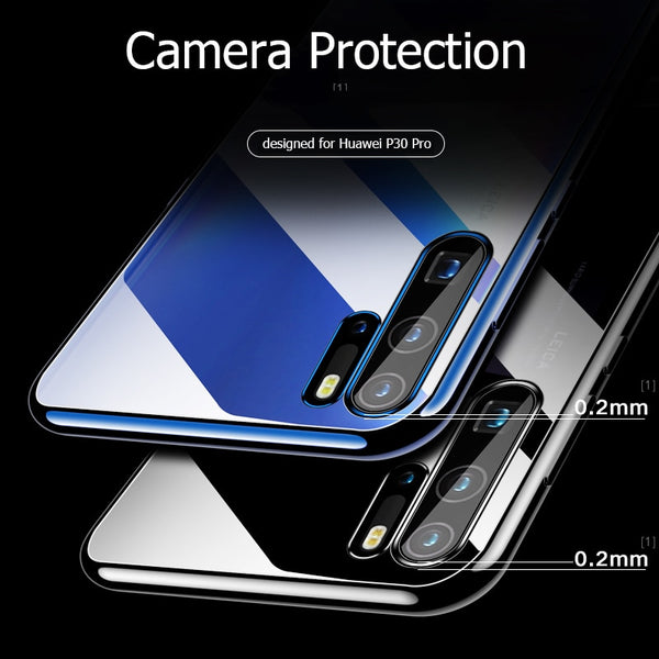 [variant_title] - For Huawei P30 Pro Case 3D Laser Plating Luxury TPU Soft Clear Cover For Huawei P30 Lite Bright Crystal Phone Cases