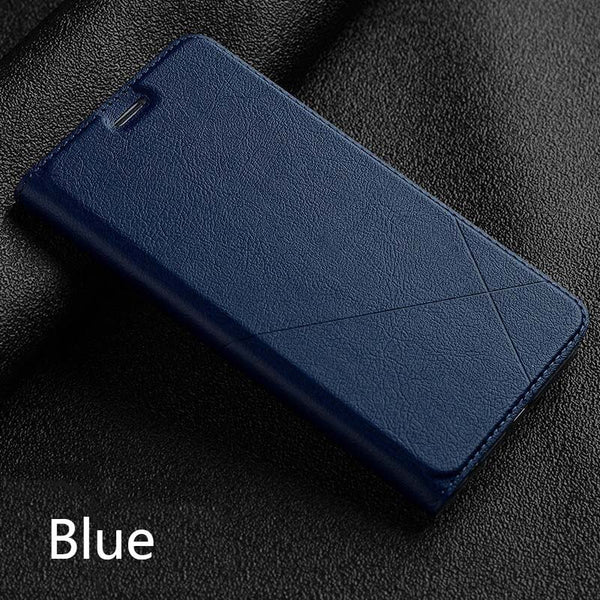 Blue / Redmi 3S - Hand Made For Xiaomi Redmi note 7 6 5 4x 5a redmi 6a 6 pro 3s 4 pro 4a 5a Leather Case For Redmi 5 Plus Fashion PU Flip Cover