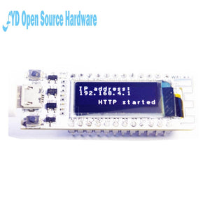 Default Title - ESP8266 WIFI Chip 0.91 inch OLED CP2014 32Mb Flash ESP 8266 Module Internet of things Board PCB for arduino NodeMcu