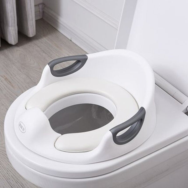 White - Child Multifunctional Potty Baby Travel Potty Training Seat Portable Toilet Ring Kid Urinal Comfortable Assistant Toilet Potties
