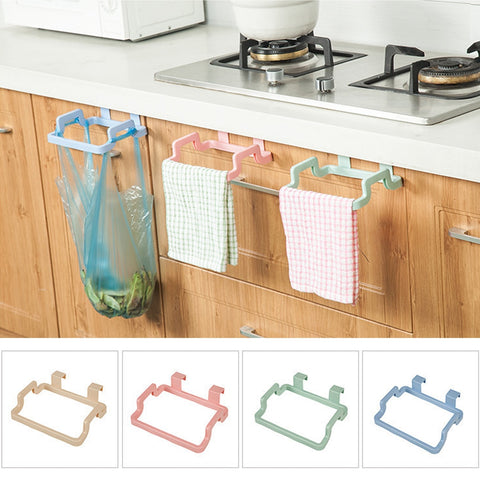 [variant_title] - Hanging Trash Rubbish Bag Holder Papelera Garbage Rack Cupboard Cabinet Storage Rag Hanger Trash Can Bin