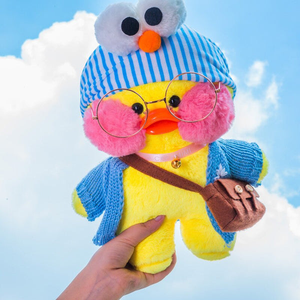 13 / 30cm - Lalafanfan Plush Stuffed Toys Doll Kawaii Cafe Mimi Yellow Duck Lol Change Clothes Plush Toys Girls Gifts Toys For Children