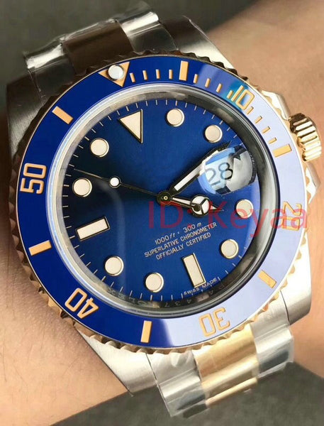 4 - Ceramic Green Mens Top Luxury Brand AAA 2813 Mechanical SS Men Automatic Watch Sports Self-wind Watches Wristwatches