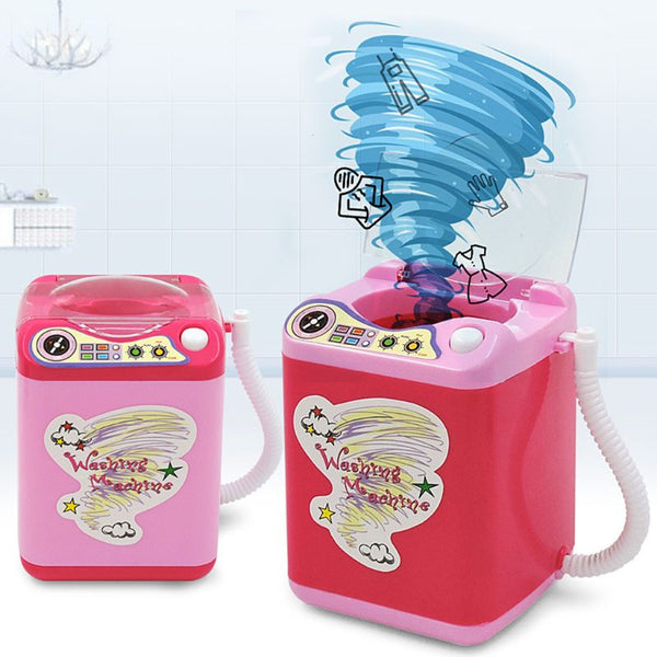 [variant_title] - Kid Boy Girl Mini Kitchen Electrical Appliance Washing Sewing Machine Toy Electric iron Dummy Pretended Play air conditioning