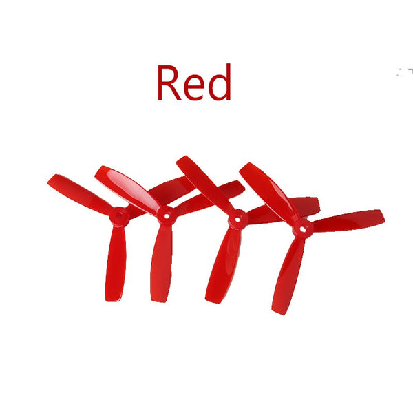 Red / Bundle 1 - 4 Pcs Drone Propellers 4045 5045 6045 3 Blades Propeller Bull 3-blade Nose Props 2 CCW 2 CW for QAV210 250 Racing Quadcopter