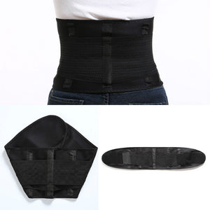 Black / S - Women Slimming Belts Body Shaper Waist Trainer Modeling Waist Cincher Trimmer Tummy Latex Female Postpartum Corset Shapewear