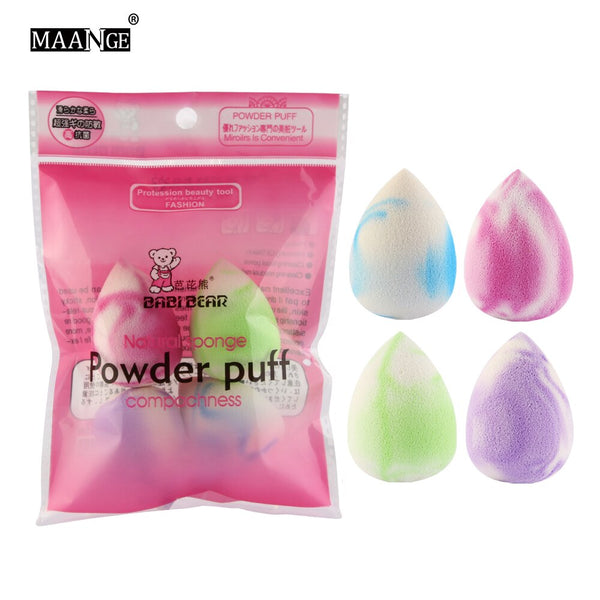 [variant_title] - MAANGE 4/6/10Pcs Makeup Foundation Sponge Makeup Cosmetic Puff  Powder Smooth Beauty Cosmetic Make Up Sponge Beauty Tool