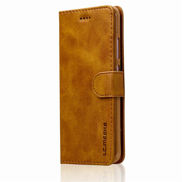 Brown / For samsung Note8 - Fundas For Samsung Samsun Note 9 8 Note8 Leather Flip Book Wallet Stand Phone Case etui caso Cover For S9 S8 S 9 Plus S7 S6 Edge