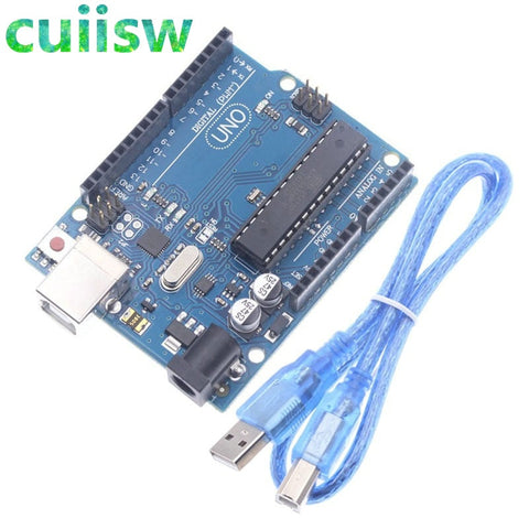 [variant_title] - UNO R3 for arduino MEGA328P ATMEGA16U2 1PCS UNO R3 Development board + 1PCS cables (UNO R3)