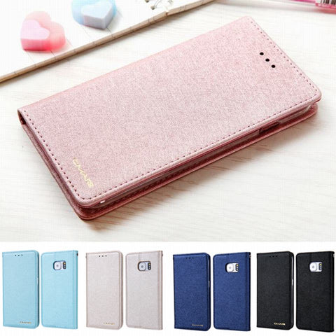 [variant_title] - For funda samsung galaxy s6 case leather flip case wallet magnetic credit card phone case for samsung galaxy s6 edge hoesje etui