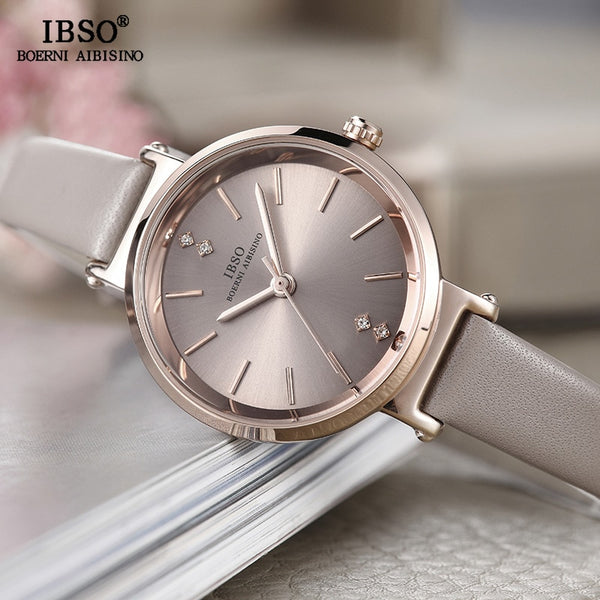 [variant_title] - IBSO 8 MM Ultra-Thin Wrist Women Watches Luxury Female Clock Fashion Montre Femme 2019 Quartz Ladies Watch Relogio Feminino