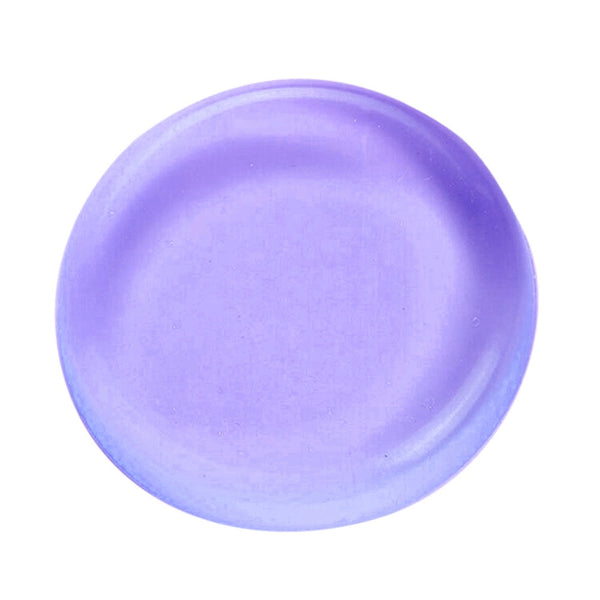 Round Purple - MOONBIFFY 100% New Hot SiliSponge Blender Silicone Sponge makeup puff For Liquid Foundation BB Cream Beauty Essentials
