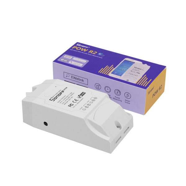 [variant_title] - Sonoff Pow R2 16A Smart Switch Monitor Energie Gebruik Smart Home  Power Meten Wifi APP Control Werkt Met alexa Google home
