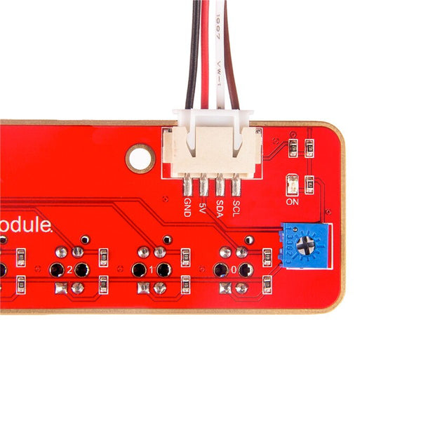 [variant_title] - SunFounder IIC I2C Line Follower Module 8 Channel Infrared IR Detection Tracking Sensor for Arduino Smart Car Robot STM8S105C4