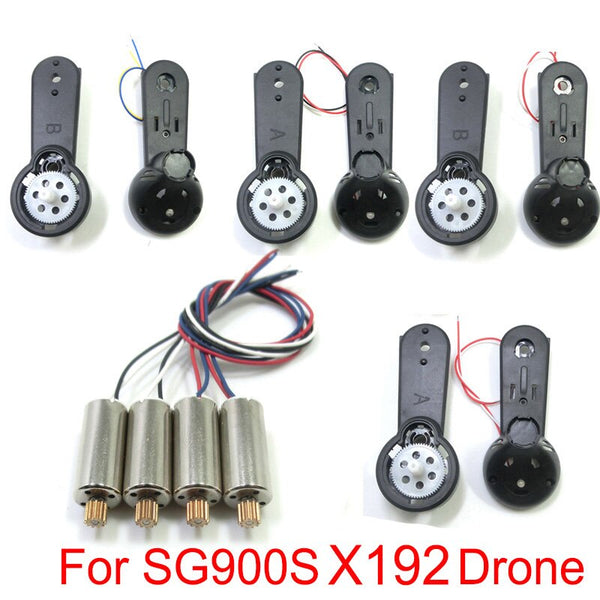 B - RC GPS Drone SG900-S X196 X192 Helicopter Quadcopter Spare Parts Fold Wing Arm LED Motor Propeller Fixed Cover Protective Ring
