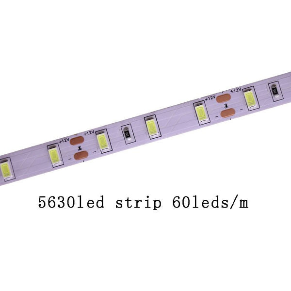 5630-60leds-1m / RGB / 12V - SMD 2835 5630 5050 60/120/240/480LEDs/m RGB LED Strip 5M 300/600/1200/2400LEDs/m  DC12V 24V W RGB LED Light Strips Flexible Tape