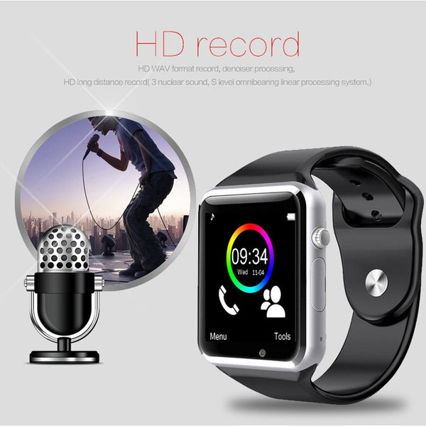 [variant_title] - A1 Men Smart Watch Waterproof Android Bluetooth Watch SIM Card TF Sport  Smartwatch Android Waterproof with Camera Outdoor Watch
