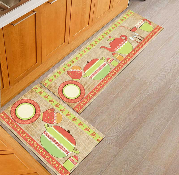 14 / 40x120cm - Kitchen Mat Cheaper Anti-slip Modern Area Rugs Living Room Balcony Bathroom Printed Carpet Doormat Hallway Geometric Bath Mat