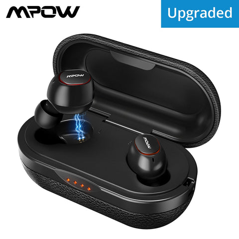 [variant_title] - Upgrade Mpow T5 TWS Bluetooth 5.0 Earphone 3D Stereo Wireless Handsfree Earphones AptX Earbuds IPX7 Waterproof With 36H Playtime