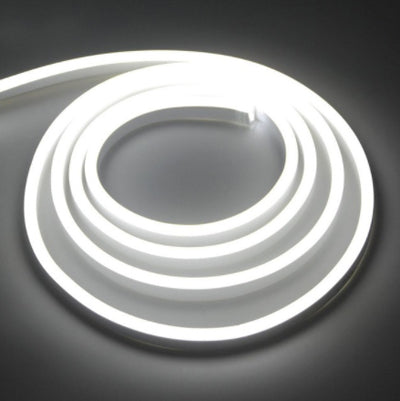 Cool White / 10M LED Strip - LED Flexible Strip Light 220V SMD 2835 LED Neon flex tube 120led IP67 Waterproof rope string lamp Outdoor Lighting EU Power plug