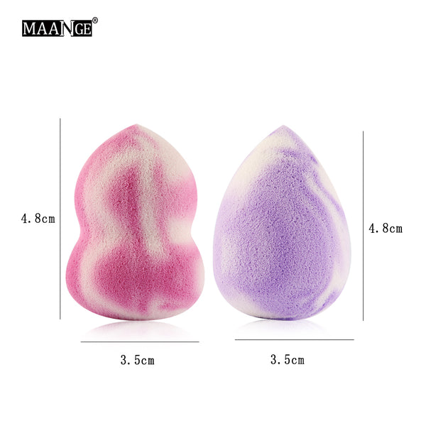 [variant_title] - MAANGE 4/6/10Pcs Makeup Foundation Sponge Makeup Cosmetic Puff  Powder Smooth Beauty Cosmetic Make Up Sponge Beauty Tool