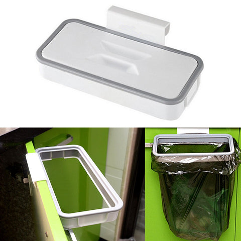 Default Title - Good Quality Door Back Trash Rack Storage Garbage Bag Holder Hanging Kitchen Cabinet Hanging Trash Rack 2018