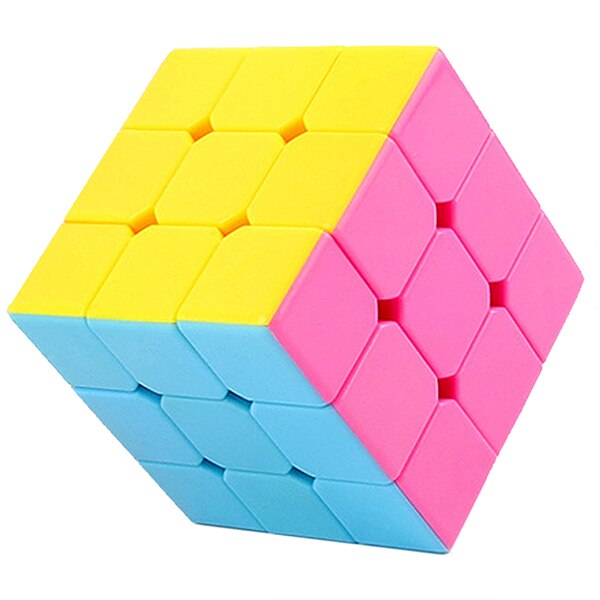 XDYP MF SJ CF - 3*3*3 Magic Cube Puzzle Toy for Children Kids Speed Cube 3x3x3 on 3 Mirror Cube & Holder Qiyi Speed Cubs Megico Keychain Keyring