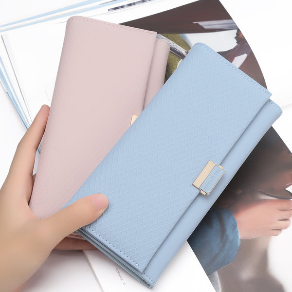[variant_title] - Woman Wallet Clutch Plaid Wallet Zipper Female Ladies Hot Change Women Luxury Credit Phone Card Holder Coin Purses For Girls