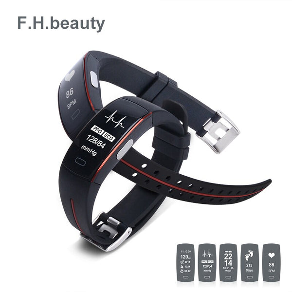 [variant_title] - F H beauty blood Pressure Pulse Monitors Portable health care Blood Pressure Monitor Heart Rate Monitor
