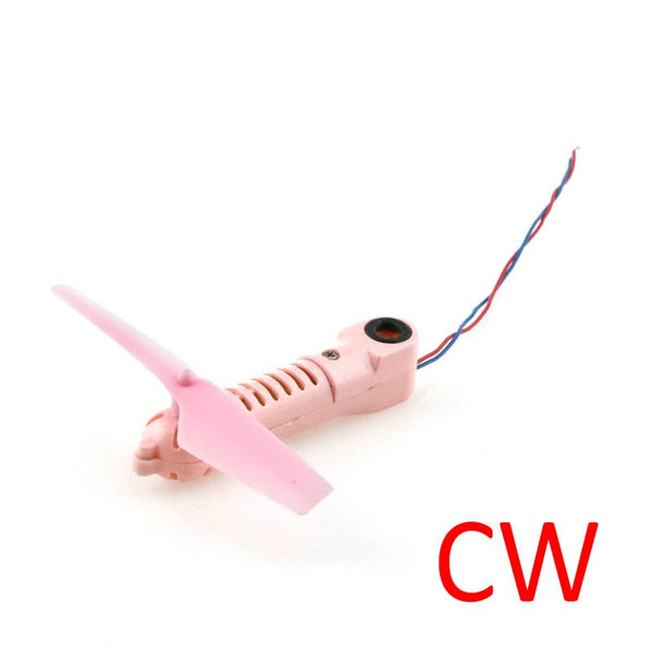 1 cw pink - 100% Original JJRC H37 Elfie RC Drone Quadcopter Spare Parts Helicopter Propeller and Motor Sets CW CCW