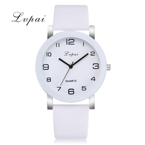 White - Lvpai Brand Quartz Watches For Women Luxury White Bracelet Watches Ladies Dress Creative Clock Watches 2018 New Relojes Mujer
