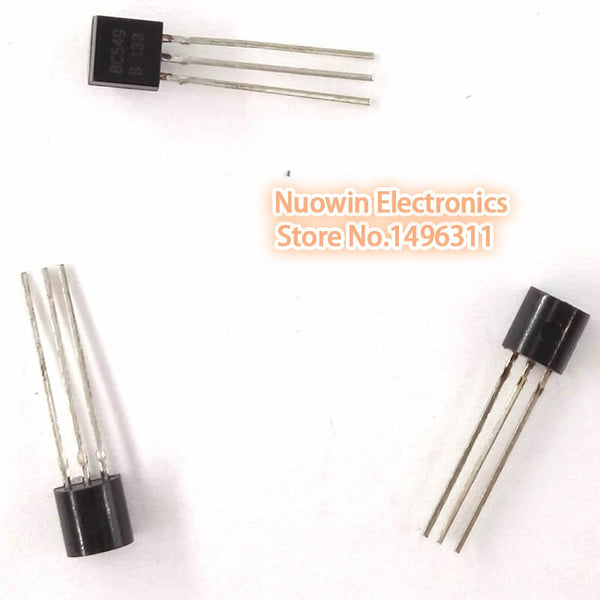 [variant_title] - 100pcs BC549 in-line triode transistor TO-92 0.1A 30V NPN