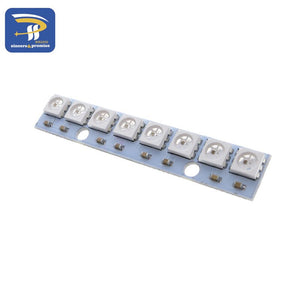 Default Title - 8 channel WS2812 WS2812B WS 2811 5050 RGB LED Lamp Panel Module 5V 8 Bit Rainbow LED Precise for Arduino
