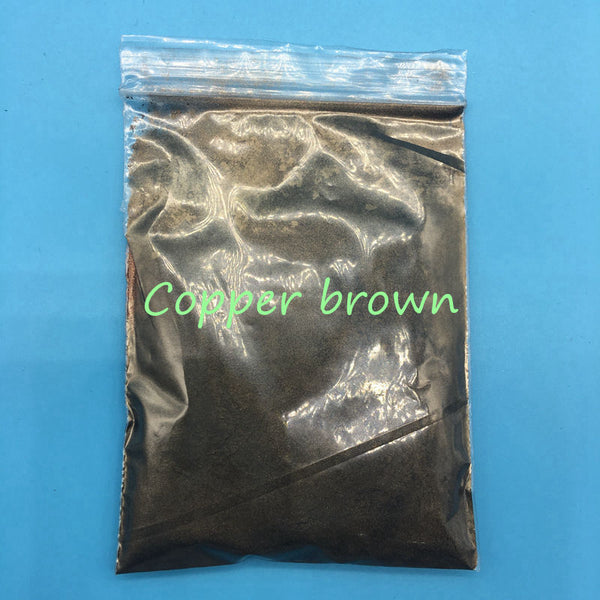 copper brown - 20g Colorful Pearl Powder for make up,many colors mica powder for nail glitter,Pearlescent Powder Cosmetic pigment