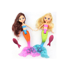 1 / 15-30cm - Hot Baby Girls Doll Swimming Mermaid Doll Kid Girls Toy Bath Swimming pool With Comb 1PCS Color Random