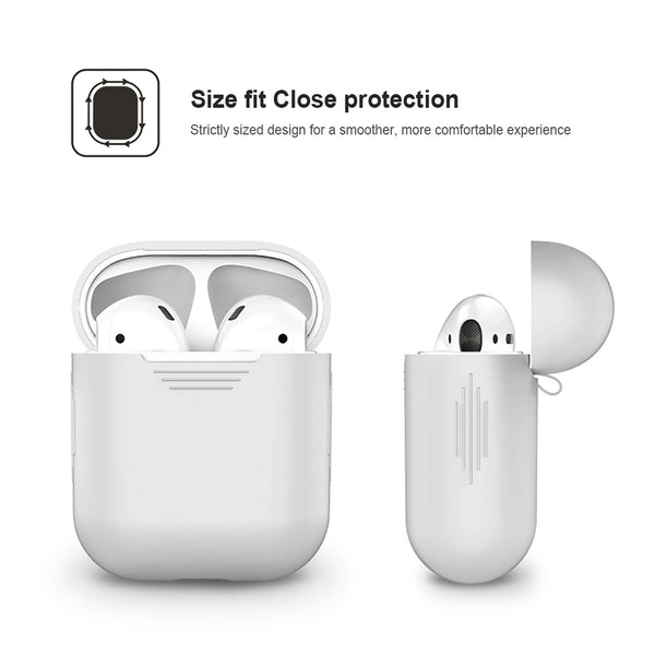 [variant_title] - 1PCS TPU Silicone Bluetooth Wireless Earphone Case For AirPods Protective Cover Skin Accessories for Apple Airpods Charging Box