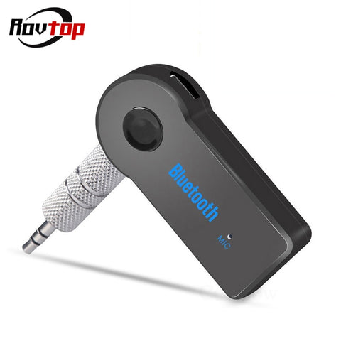 [variant_title] - Rovtop Mini 3.5MM Jack AUX Audio MP3 Music Bluetooth Receiver Car Kit Wireless Handsfree Speaker Headphone Adapter for iphone Z2