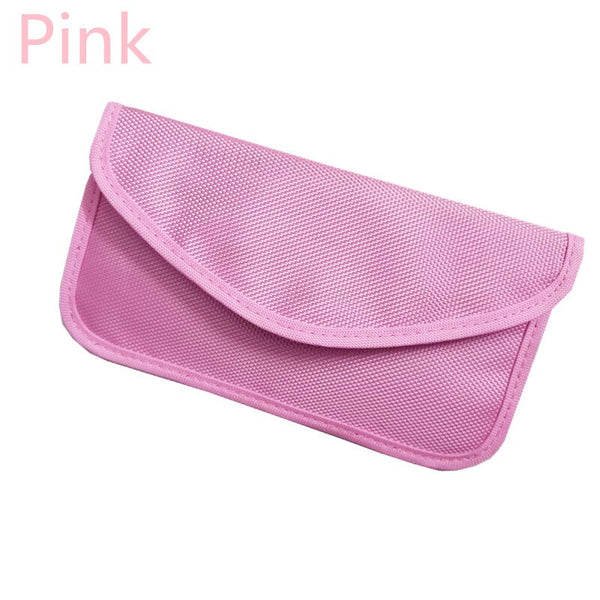 Pink - Cell Phone RF Signal Shield Blocking Jammer Bag Mobile Cellular Pouch Case 6' for Samsung S5 S6 Anti-Degaussing Anti-Radiation