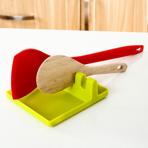 [variant_title] - Practical multi-function plastic spoon pot lid holders Organization frame shelf storage rack Kitchen Necessary Household items
