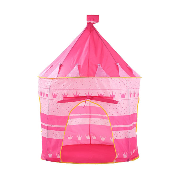 Gray - Girl Princess Pink Castle Tents Portable Children Outdoor Garden Folding Play Tent Lodge Kids Balls Pool Playhouse Kid  House