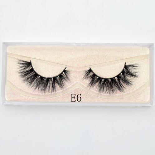 E06 - Visofree Mink Eyelashes Natural False Eyelashes Fake Eye Lashes Long Makeup 3D Mink Lashes Extension Eyelash Makeup for Beauty