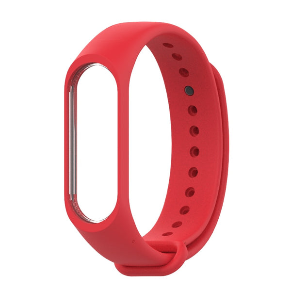 red - Bracelet for Xiaomi Mi Band 3 4 Sport Strap watch Silicone wrist strap For xiaomi mi band 3 4 bracelet Miband 4 3 Strap