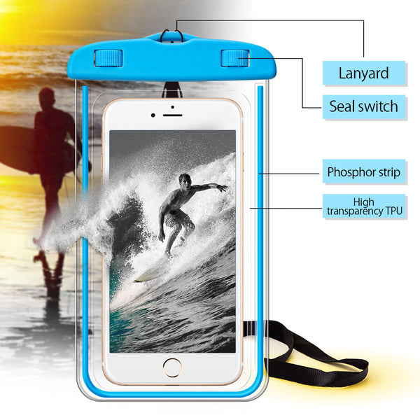 [variant_title] - Universal Cover Waterproof Phone Case For iPhone 7 6S Coque Pouch Waterproof Bag Case For Samsung Galaxy S8 Swim Waterproof Case