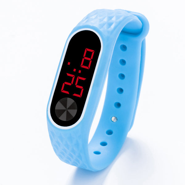 Sky Blue Red - New Children's Watches Kids LED Digital Sport Watch for Boys Girls Men Women Electronic Silicone Bracelet Wrist Watch Reloj Nino
