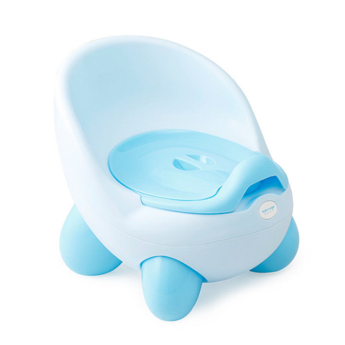 Blue - Baby potty toilet bowl training pan toilet seat children's pot kids bedpan portable urinal comfortable backrest cartoon cute pot