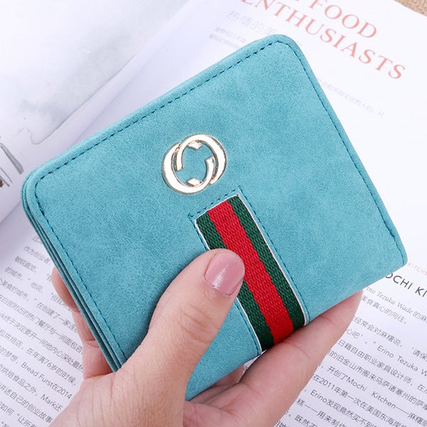 green B - Wristlet Women Wallets Phone Purse Long Hasp Female Purse Women's Wallet Ladies Wallet Purse For Girls Portefeuille Carteira