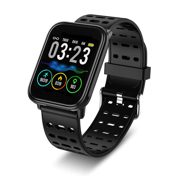 Black - 2019 BANGWEI Smart Sport Men Watch IP67 Waterproof Fitness Bluetooth Watches Pedometer Tracker Heart Rate Monitoring Smart Watch