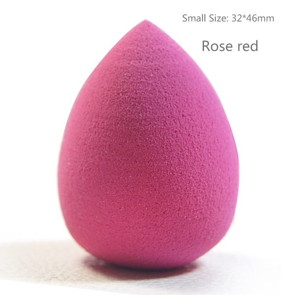 Small  rose red - Fulljion Makeup Foundation Sponge Makeup Cosmetic Puff Powder Cream Smooth Beauty Cosmetic Make Up Sponge Beauty Tools Gifts