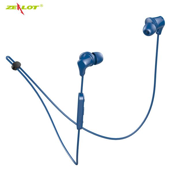 Blue - NEW ZEALOT H11 Bluetooth Earphone Headphones Handsfree Waterproof Wireless Headphones Running Sport Headset with Mic for Phones