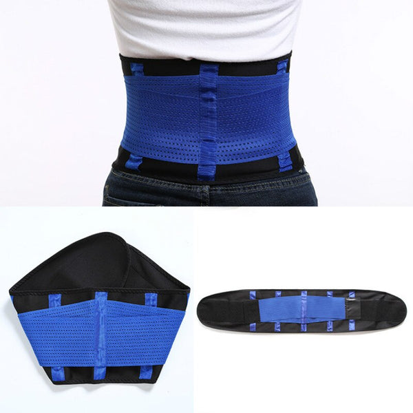 Blue / S - Women Slimming Belts Body Shaper Waist Trainer Modeling Waist Cincher Trimmer Tummy Latex Female Postpartum Corset Shapewear